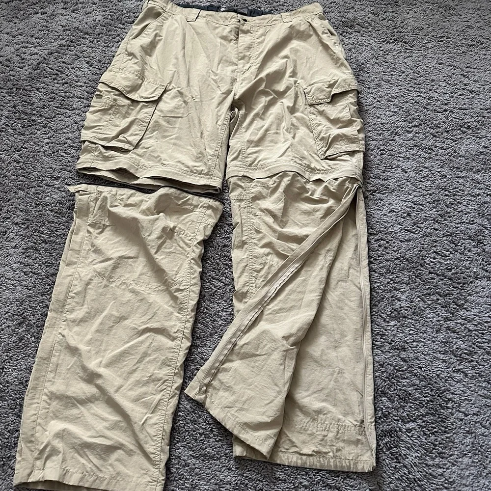 REI‎ Co-Op Men's Convertible Hiking Pants XL-30L Outdoor Trail Zip Off